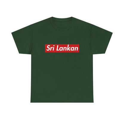 Additional product view of the Sri Lanka Sri Lankan Red Wordmark T-Shirt
