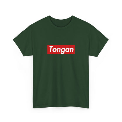 Additional product view of the Tonga Tongan Red Wordmark T-Shirt