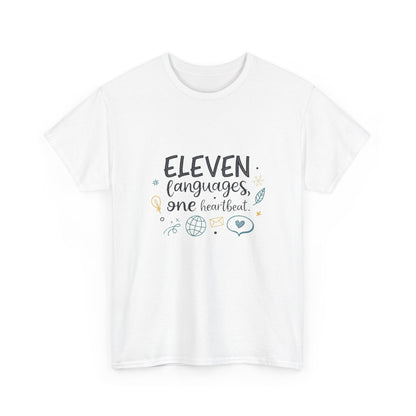 Additional product view of the South Africa Eleven Languages, One Heart T-Shirt