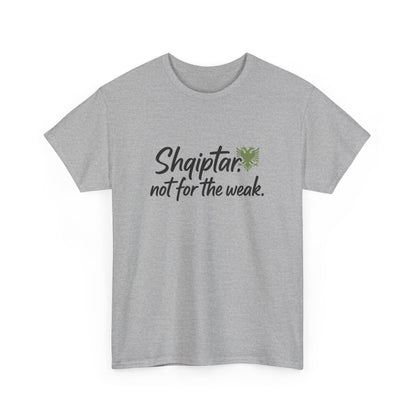 Additional product view of the Shqiptar Albanian Lettering T-Shirt