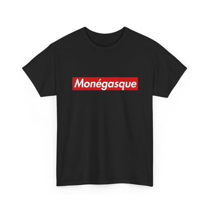 Additional product view of the Monaco Monégasque Red Wordmark T-Shirt