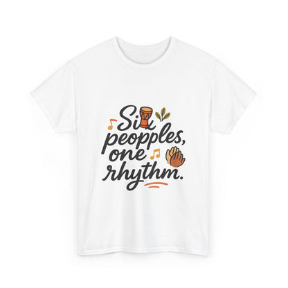 Additional product view of the Guyana Six Peoples, One Rhythm T-Shirt
