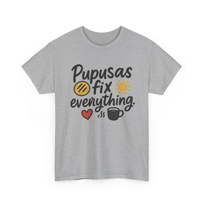 Additional product view of the El Salvador Pupusas Fix Everything T-Shirt