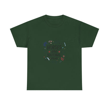 Additional product view of the Turkmenistan Horses in Our Heritage T-Shirt