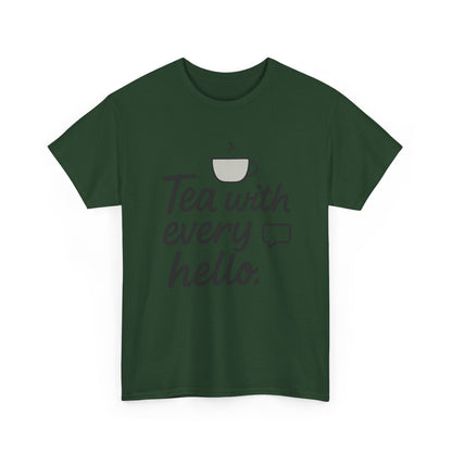 Additional product view of the Brunei Tea with Every Hello T-Shirt