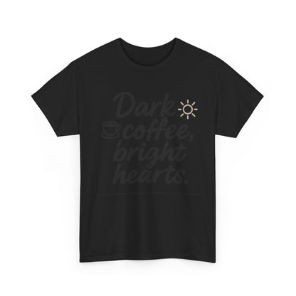 Additional product view of the Colombia Dark Coffee, Bright Hearts T-Shirt