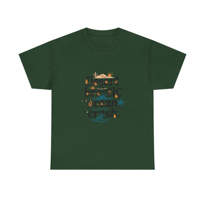 Additional product view of the Namibia Desert Breath, Ocean Crash T-Shirt
