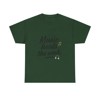 Additional product view of the Guinea-Bissau Music Heals the Week T-Shirt