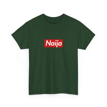 Additional product view of the Nigeria Naija Red Wordmark T-Shirt
