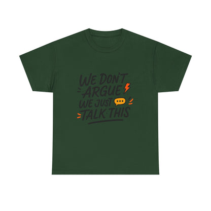 Additional product view of the Albanian Talking & Arguing Graphic T-Shirt