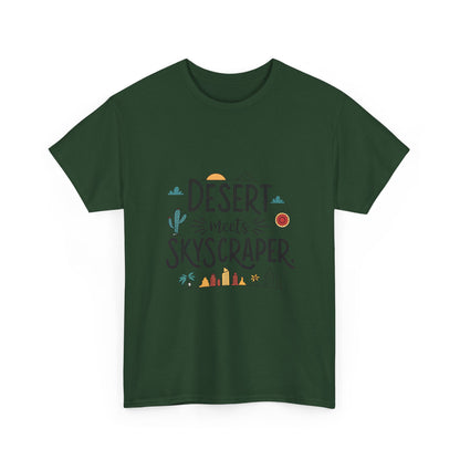 Additional product view of the Qatar Desert Wisdom, Skyscraper Dreams T-Shirt
