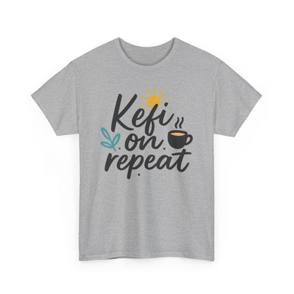 Additional product view of the Greece Kefi on Repeat T-Shirt