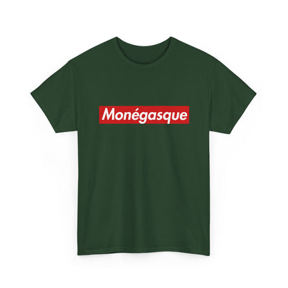 Additional product view of the Monaco Monégasque Red Wordmark T-Shirt
