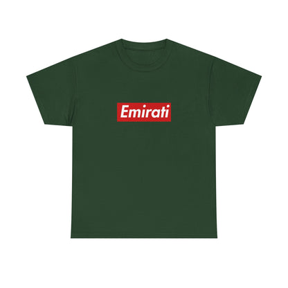 Additional product view of the United Arab Emirates Emirati Red Wordmark T-Shirt