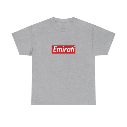 Additional product view of the United Arab Emirates Emirati Red Wordmark T-Shirt