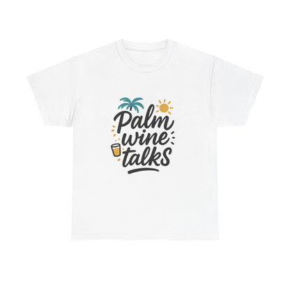 Front view of the Guinea-Bissau Palm Wine Talk T-Shirt