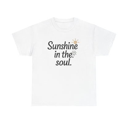 Front view of the Dominican Republic Sunshine in the Soul T-Shirt
