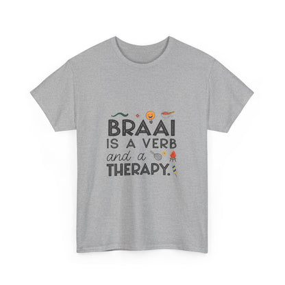 Additional product view of the South Africa Braai & Therapy T-Shirt