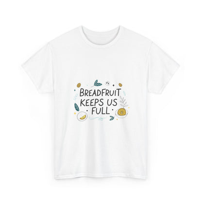 Additional product view of the Saint Vincent & the Grenadines Breadfruit Keeps Us Full T-Shirt