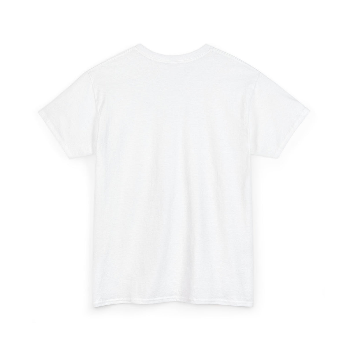 White Grenada Grenadian Thing T-Shirt, draped back view, showing the unprinted back