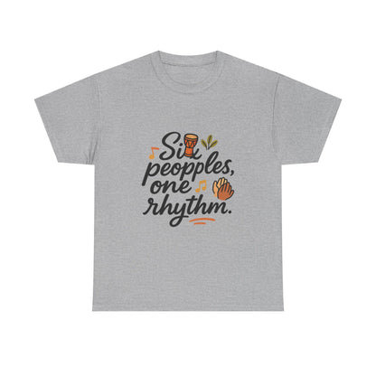 Additional product view of the Guyana Six Peoples, One Rhythm T-Shirt
