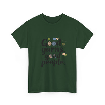 Additional product view of the New Zealand Good Yarns, Good People T-Shirt