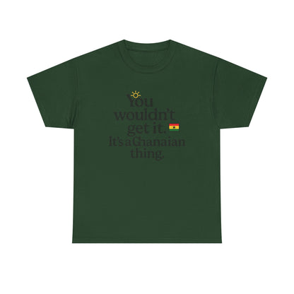 Additional product view of the Ghana Ghanaian Thing T-Shirt