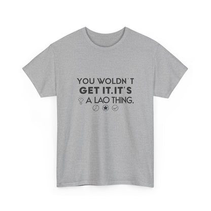 Additional product view of the Laos Lao Thing T-Shirt