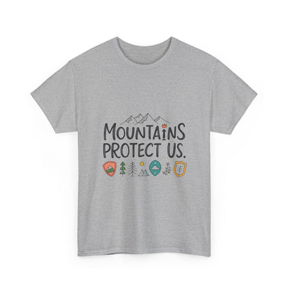 Additional product view of the Lesotho Mountains Protect Us T-Shirt
