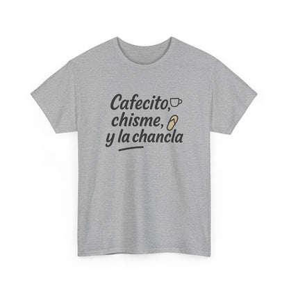 Additional product view of the Mexico Cafecito, Chisme & Chancla T-Shirt