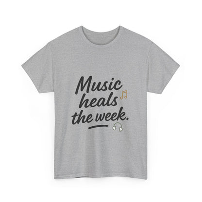 Additional product view of the Guinea-Bissau Music Heals the Week T-Shirt