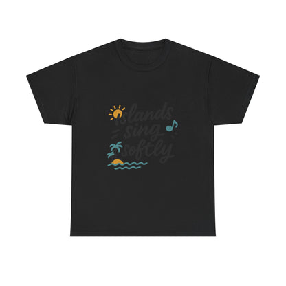 Additional product view of the São Tomé & Príncipe Islands Sing Softly T-Shirt