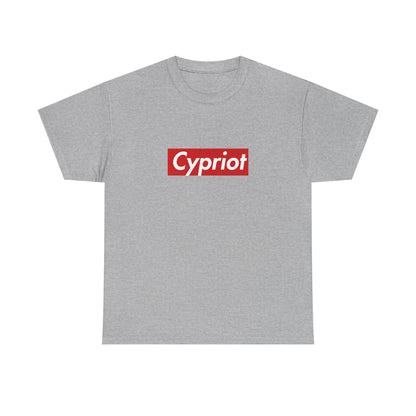 Additional product view of the Cypriot Red Wordmark T-Shirt