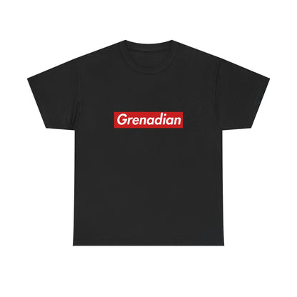 Additional product view of the Grenadian Red Wordmark T-Shirt