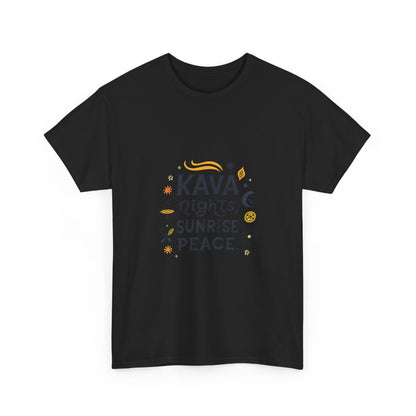 Additional product view of the Vanuatu Kava Nights, Sunrise Peace T-Shirt
