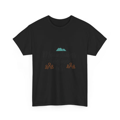 Additional product view of the North Korea Mountains Define Us T-Shirt