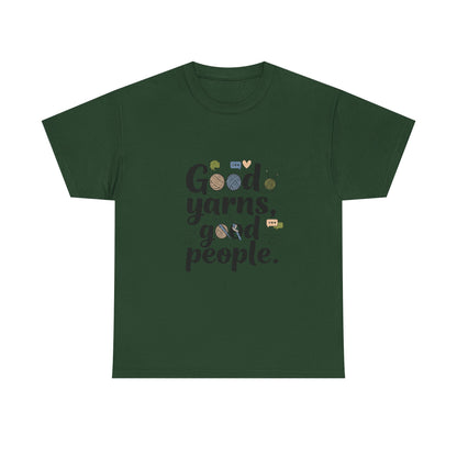 Additional product view of the New Zealand Good Yarns, Good People T-Shirt
