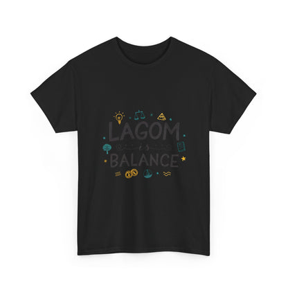 Additional product view of the Sweden Lagom Balance T-Shirt