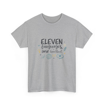Additional product view of the South Africa Eleven Languages, One Heart T-Shirt