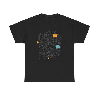 Additional product view of the Cuba Coffee Stronger Than Politics T-Shirt