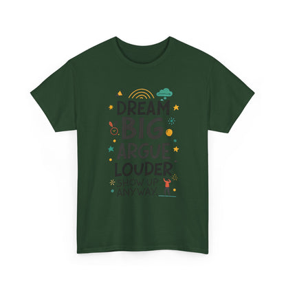Additional product view of the United States Dream Big, Argue Louder T-Shirt