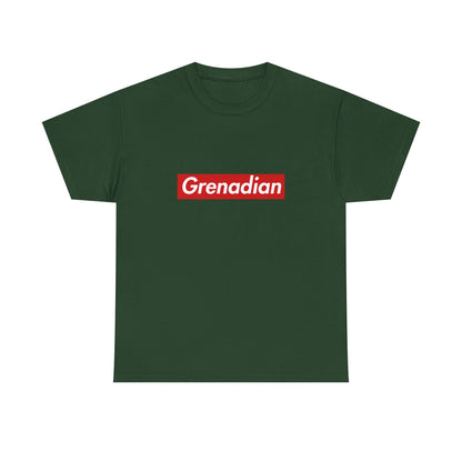 Additional product view of the Grenadian Red Wordmark T-Shirt
