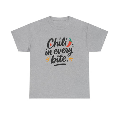 Additional product view of the Bhutan Chili in Every Bite T-Shirt
