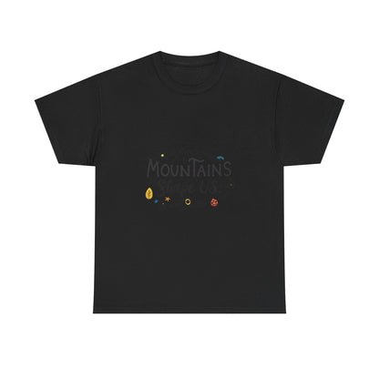 Additional product view of the Tajikistan Mountains Shape Us T-Shirt